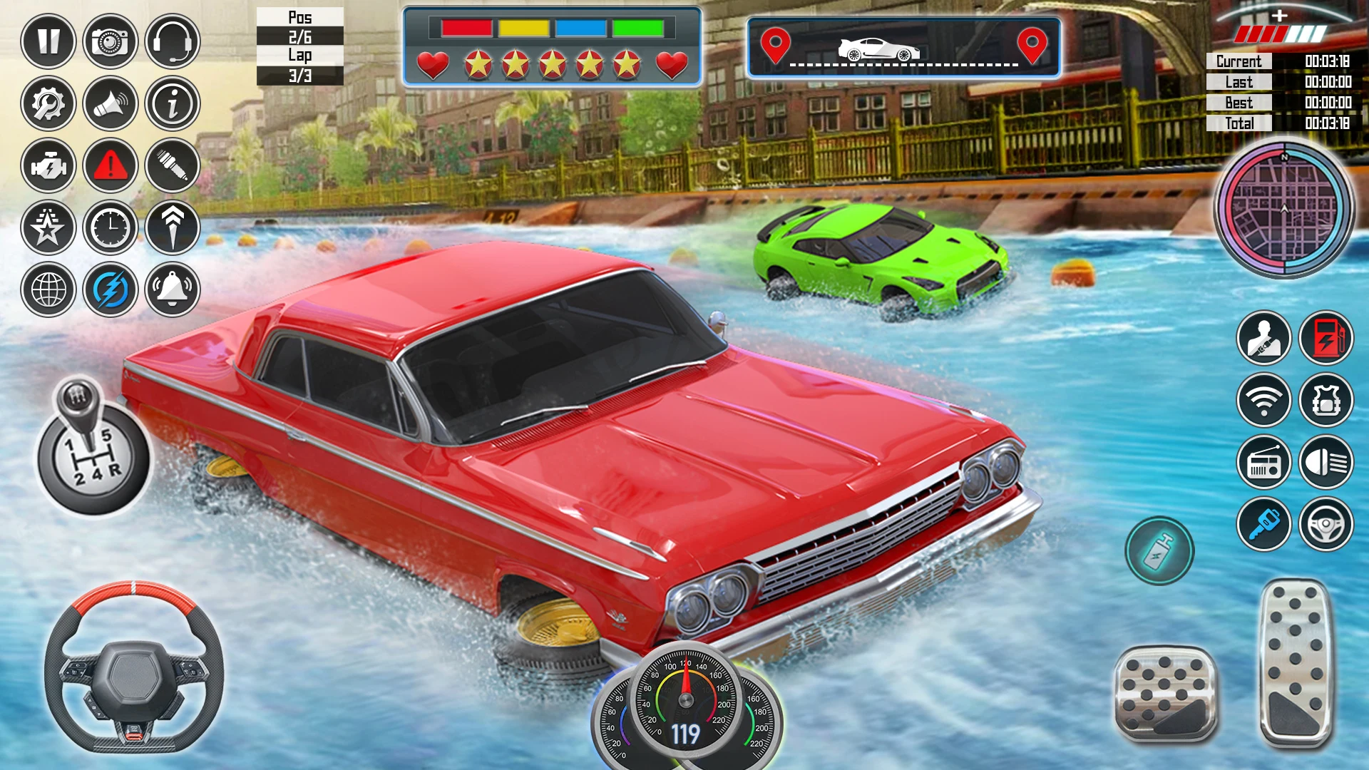 Water Car Racing 3d: Car Games screenshot
