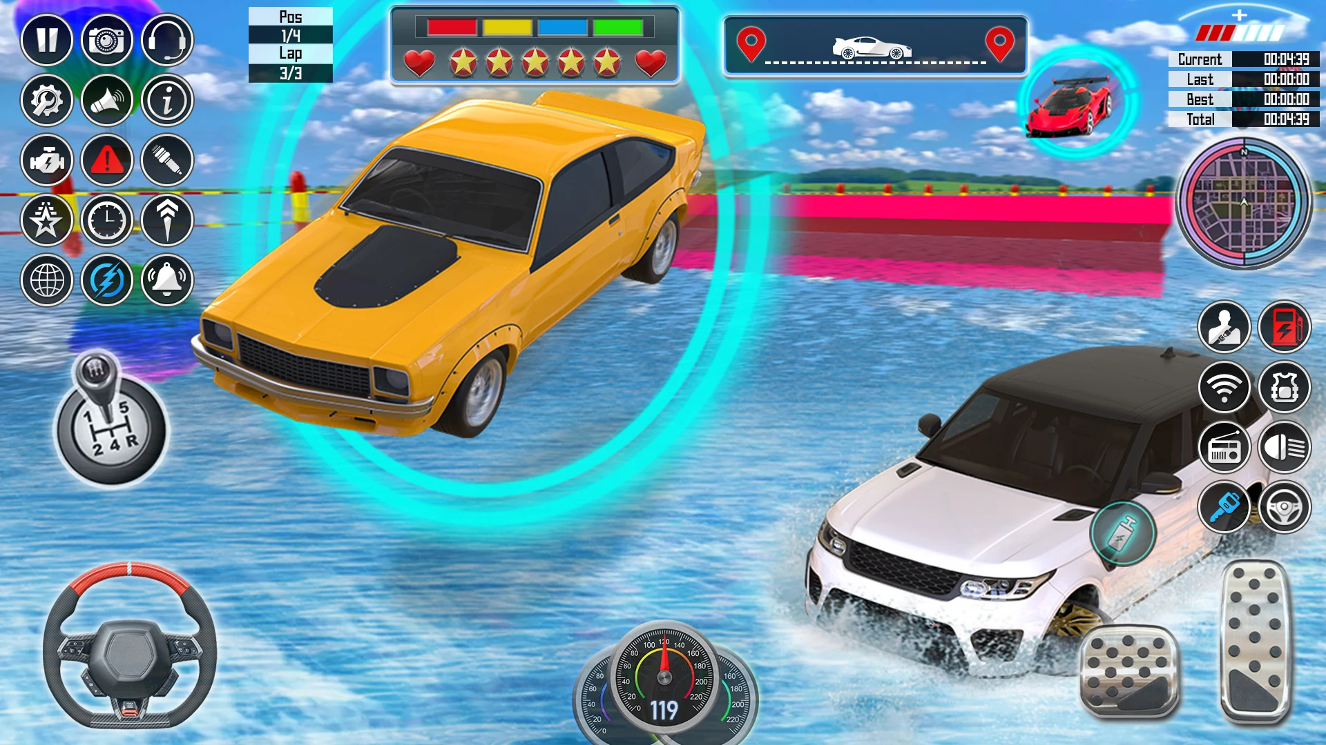 Water Car Racing 3d: Car Games screenshot