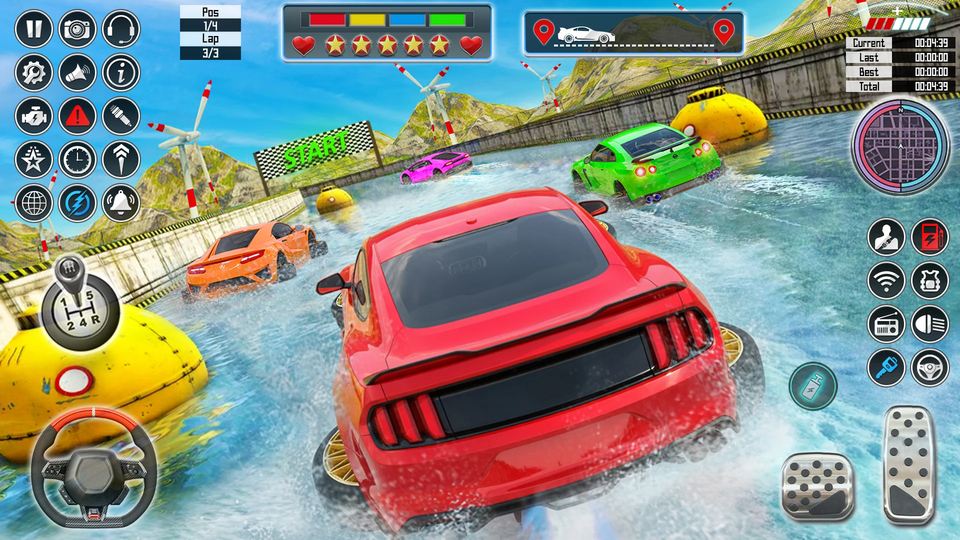 Water Car Racing 3d: Car Games screenshot