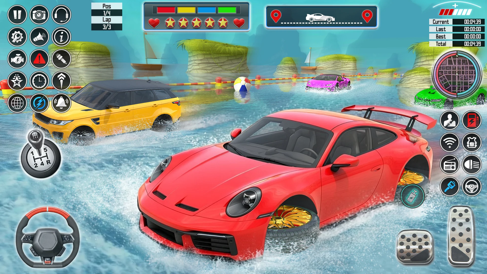 Water Car Racing 3d: Car Games screenshot