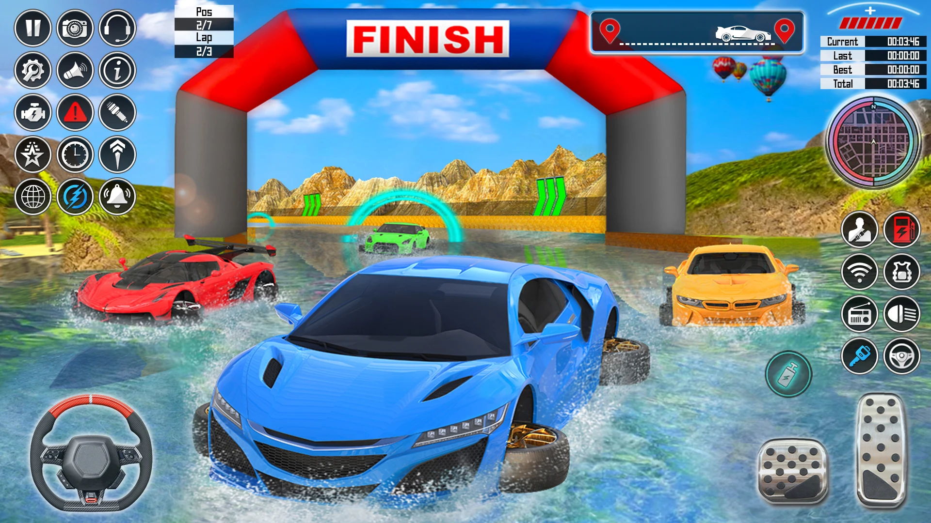 Water Car Racing 3d: Car Games screenshot