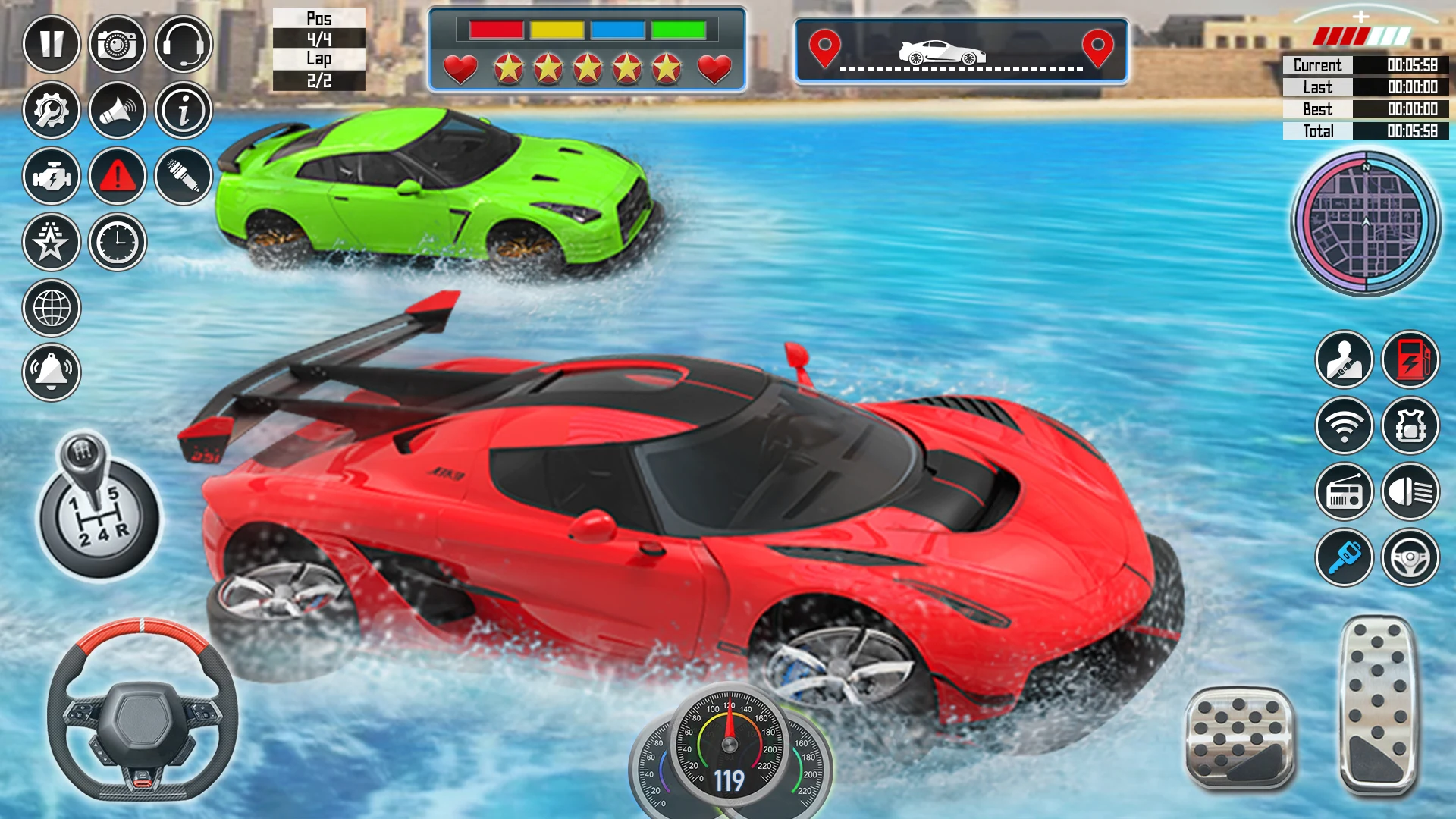 Water Car Racing 3d: Car Games screenshot