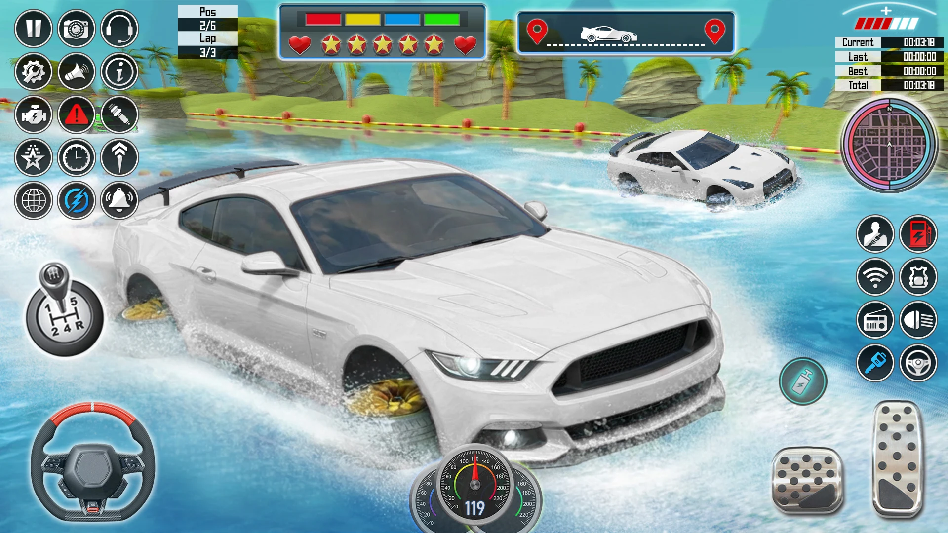 Water Car Racing 3d: Car Games screenshot